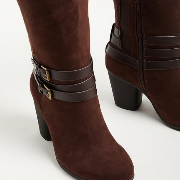 Torrid brown knee high boots size 10 - Picture 4 of 7